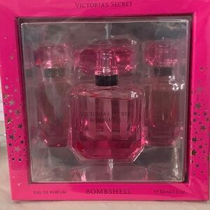 NEW! Victoria's Secret Bombshell Pink Perfume Trio